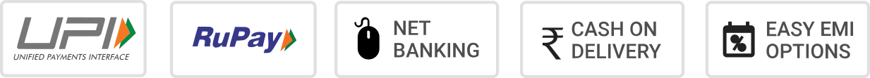 Payment Options avalable in Shop Here