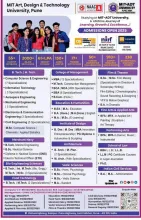 MIT ADT University Admission 2025 Flyer